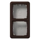 JUNG - Caja doble superfície 152x81x35mm marrón