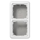 JUNG - Caja doble superfície 152x81x35mm blanco alpino