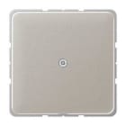 JUNG - Tapa con salida cable / caja conexión teléfono platino