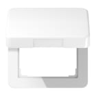 JUNG - Tapa abatible para dispositivo blanco alpino WU500