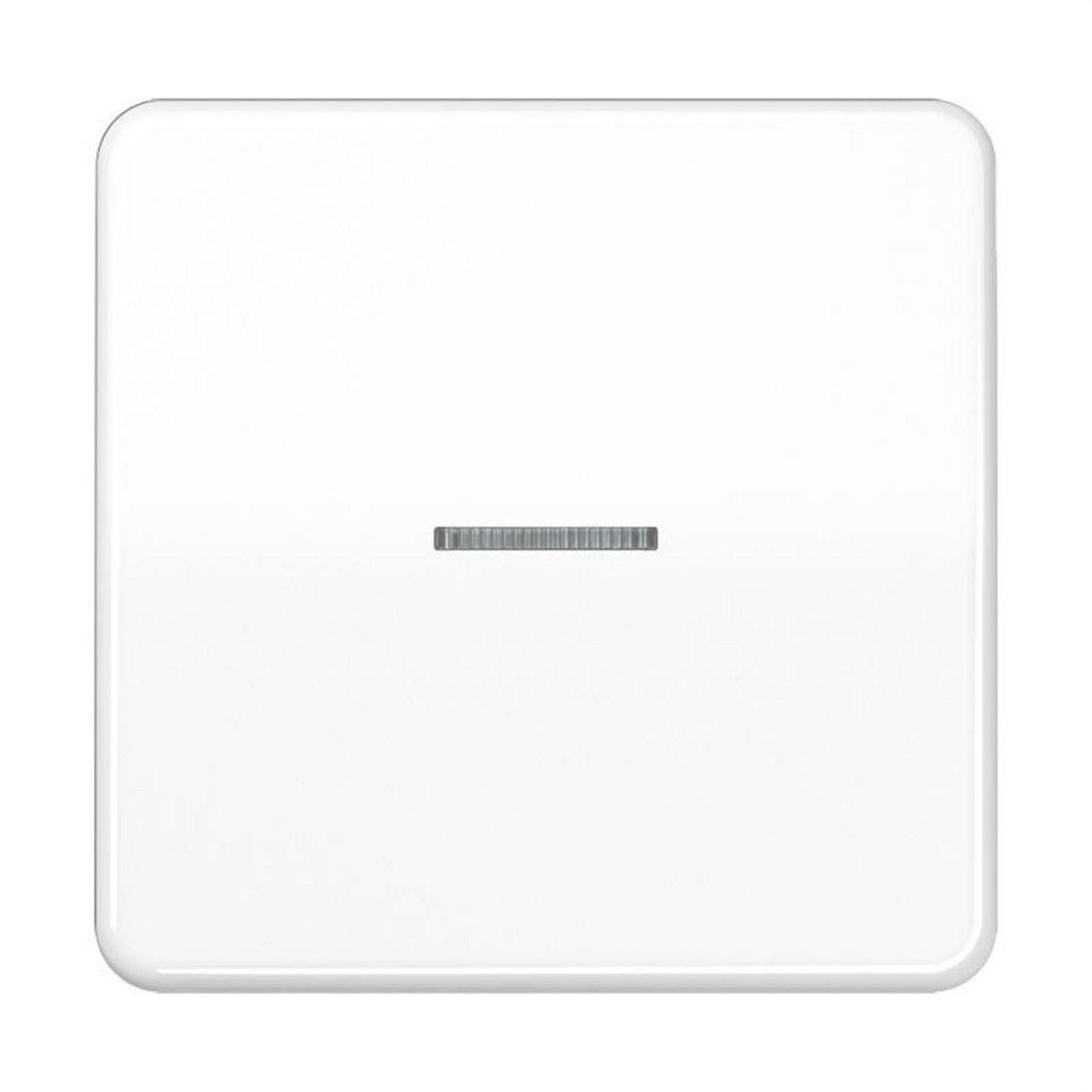 JUNG - Tecla con visor pequeño CD500 blanco alpino