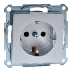 Schneider Electric - Toma schuko completa con mecanismo 16A aluminio