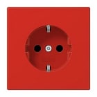 JUNG - Enchufe SCHUKO® protección contacto LS rojo