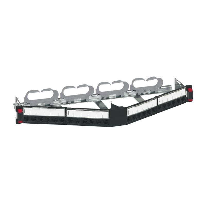 LEGRAND - Panel de conexión angular vacío a equipar con 24 conectores RJ45 LCS³