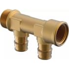 WIRSBO - Colector fijo 3/4" macho-hembra T-3x20 Uponor Q&E