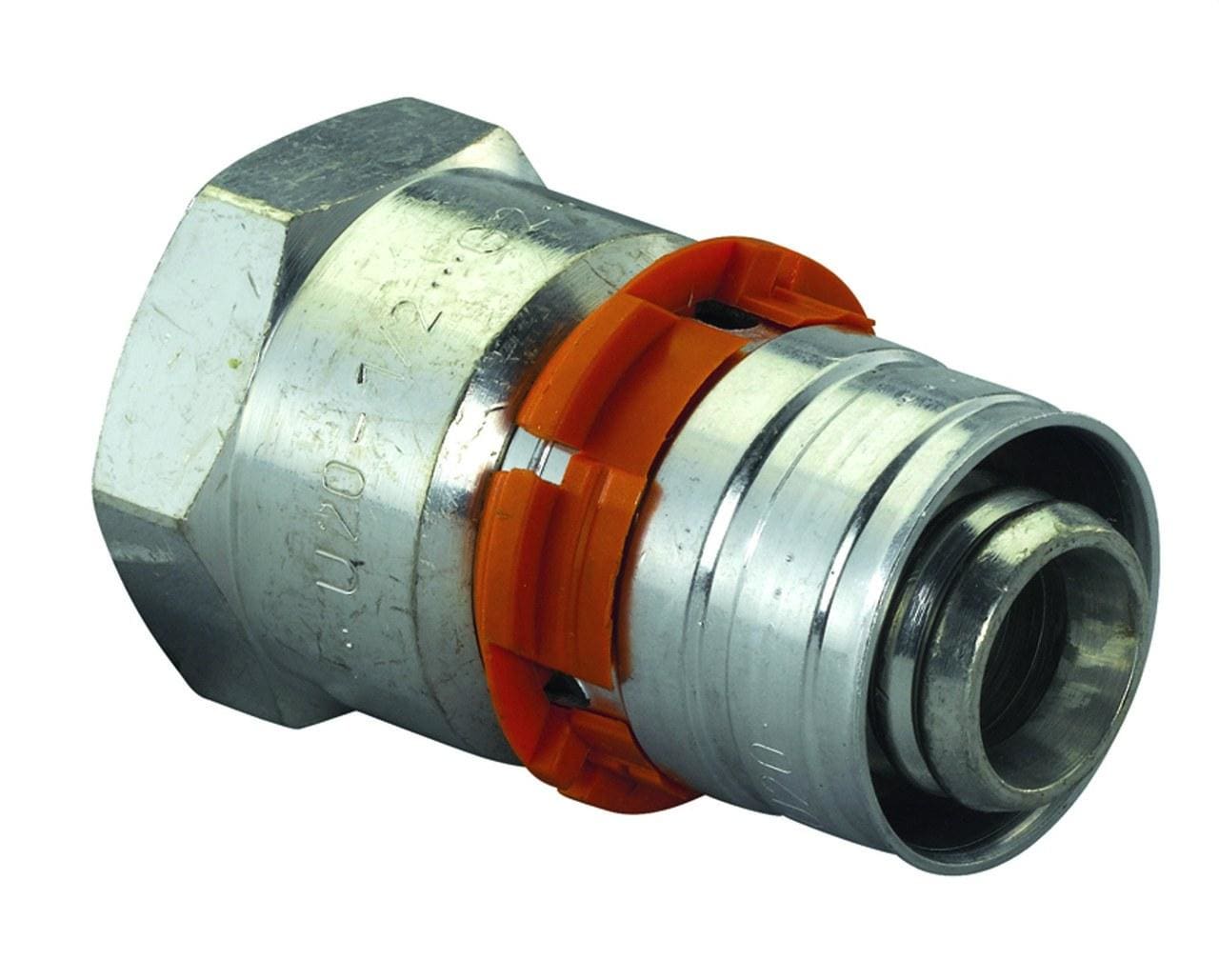 UPONOR - Racor fijo hembra 32x1" en latón Pert-Al-Pert