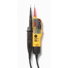 FLUKE - Comprobador de tensión y continuidad con pantalla LCD y medida de resistencia