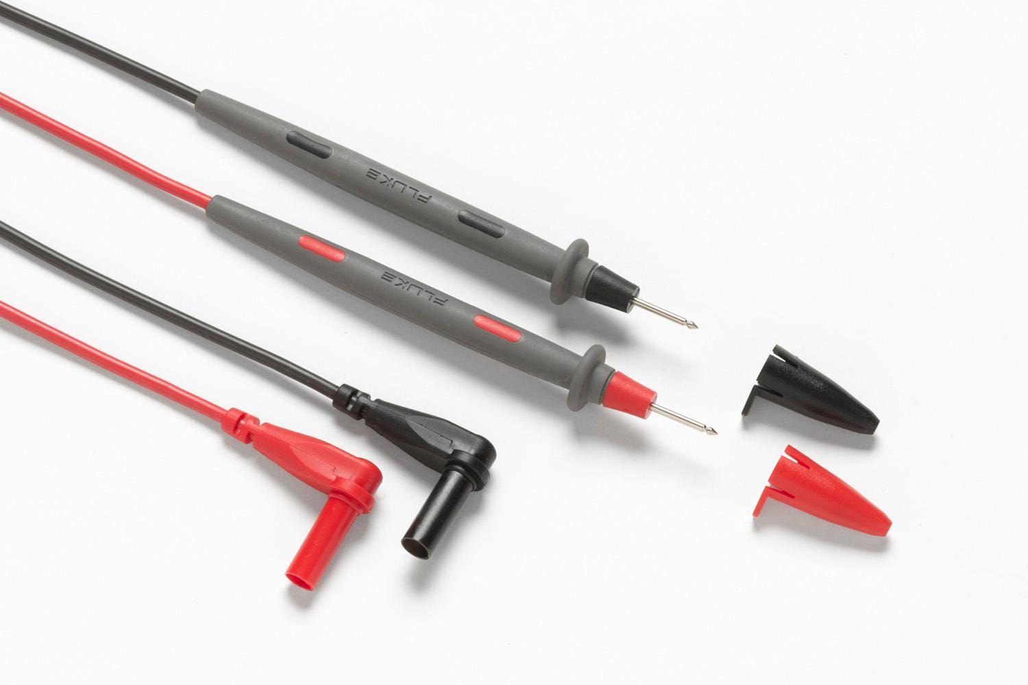 FLUKE - Puntas de prueba 2 mm, aislamiento de silicona y conect. en ángulo recto