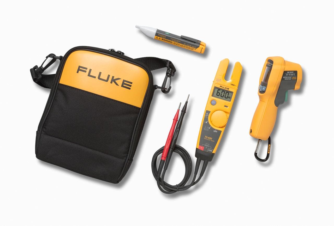 FLUKE - Compro. Fluke T5-600 + Term. IR Fluke 62MAX+ + Detector de tensión Vol