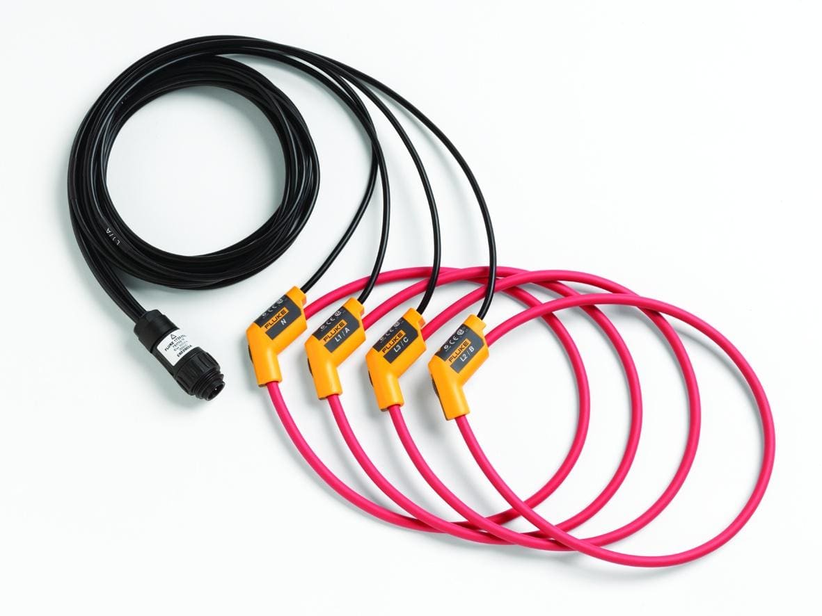 FLUKE - Conjunto de 4 sondas ThinFlex de corriente 3000A para Fluke 1735 y Serie 1740