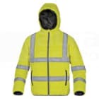 DELTA PLUS - Plumón alta visibilidad acolchado de poliéster Ripstop de dos capas laminadas talla S naranja fluo