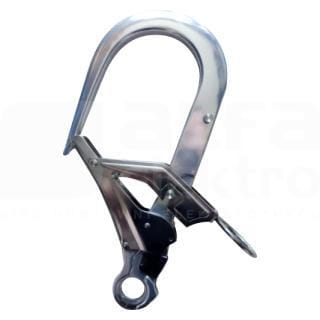 DELTA PLUS - Gancho aluminio cierre automático apertura 90mm acero