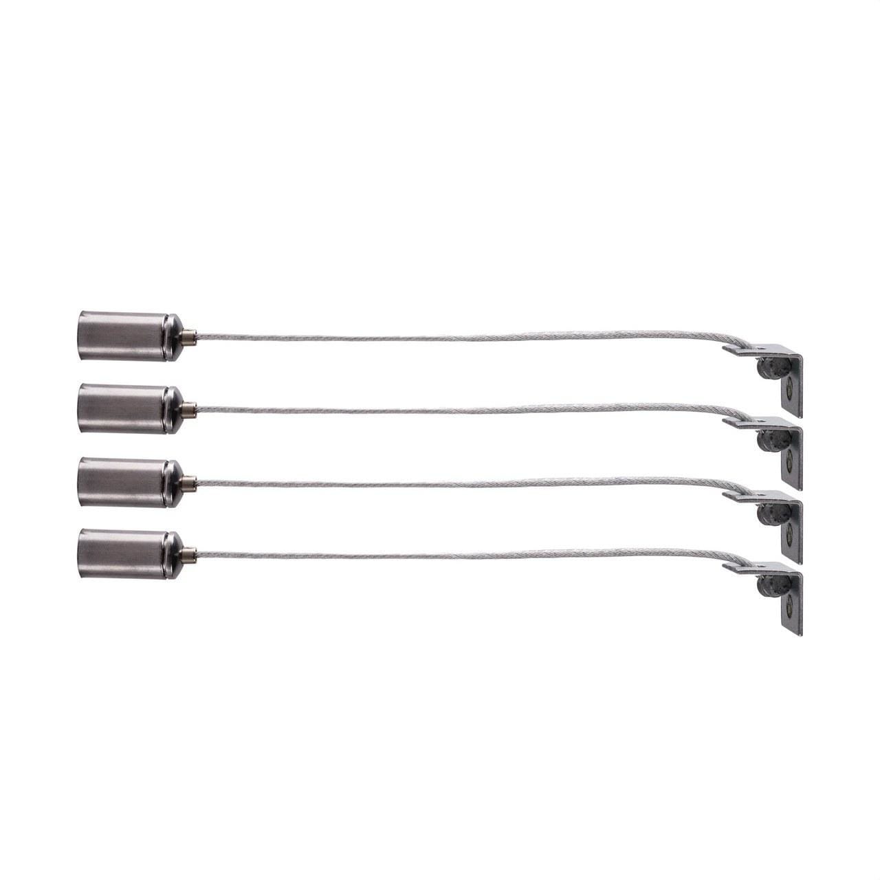PRILUX - Kit para montaje suspendido 1,5m Silent LED (4 uds)