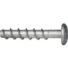 APOLO - TORNILLO DIRECTO A HORMIGÓN BTS B 6-40/5 CABEZA ALOMADA GRIS CINCADO ALUMINIO
