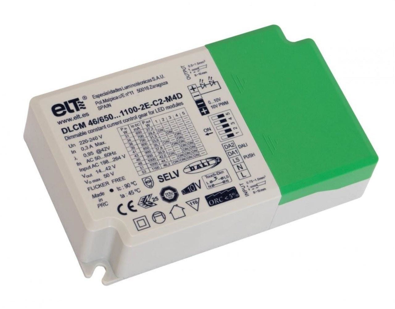 ELT - Equipo de alimentación DLCM 25/250...600-2E-C2-M4D en corriente constante para módulos LED