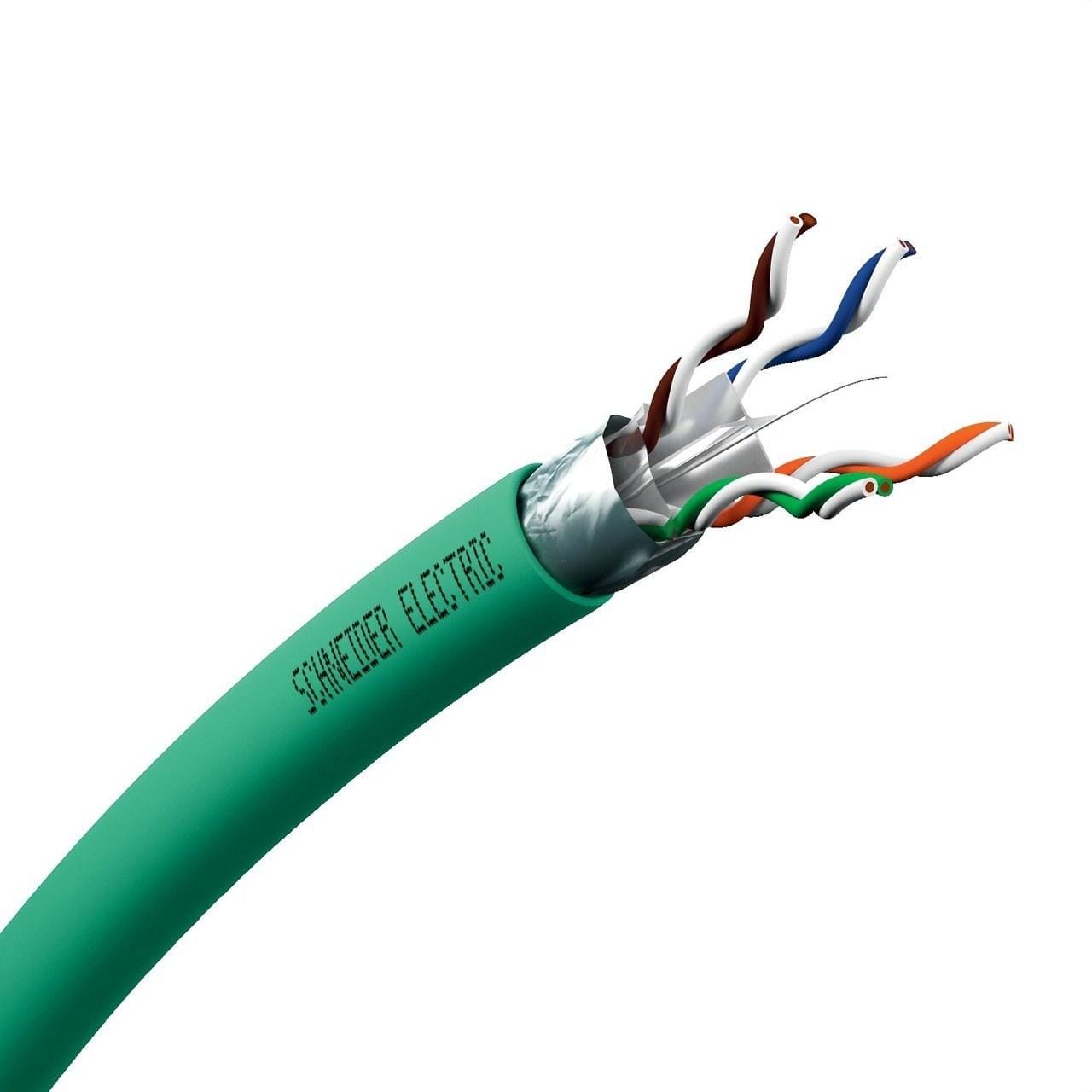 Schneider Electric - Cable LAN FUTP 4P categoría 6A (Bobina 500m)