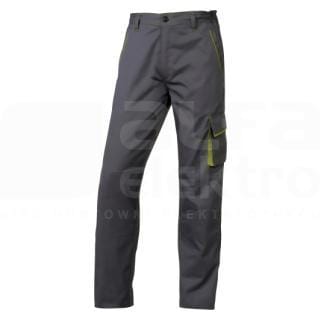 DELTA PLUS - Pantalón PANOSTYLE poliester algodón gris/verde talla XXL