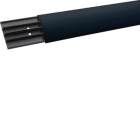HAGER - Salvacables SL en PVC de 18x75mm color negro (RAL7021)