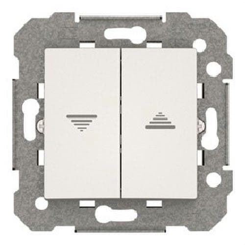 BJC - Interruptor de persianas serie Viva en blanco