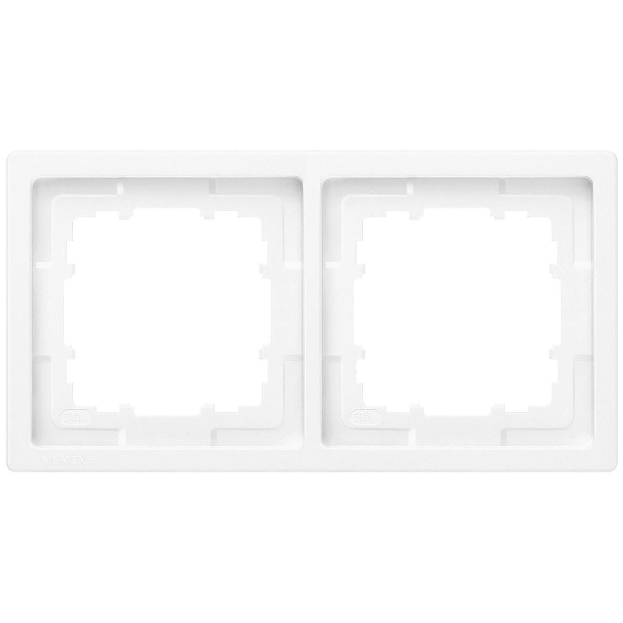 BJC - Marco doble Delta style en blanco polar