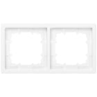 BJC - Marco doble Delta style en blanco polar