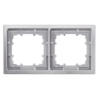 BJC - Marco doble Delta style 153x82mm en platino metalizado