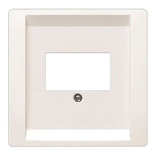 BJC - Tapa conector multimedia style en blanco polar