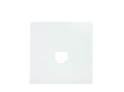 BJC - Tapa tomas RJ-19582-1 style en blanco polar