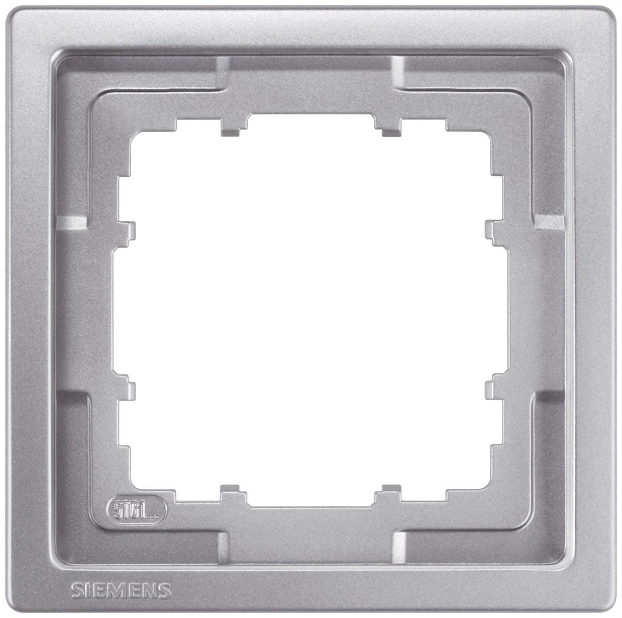 BJC - Marco simple Delta style 82x82mm en platino metalizado