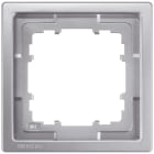 BJC - Marco simple Delta style 82x82mm en platino metalizado