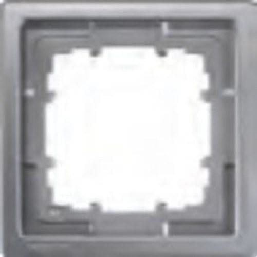 BJC - Marco triple Delta style 224x82mm en platino metalizado