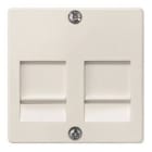 BJC - Tapa para adaptador RJ-modular Miro en blanco polar