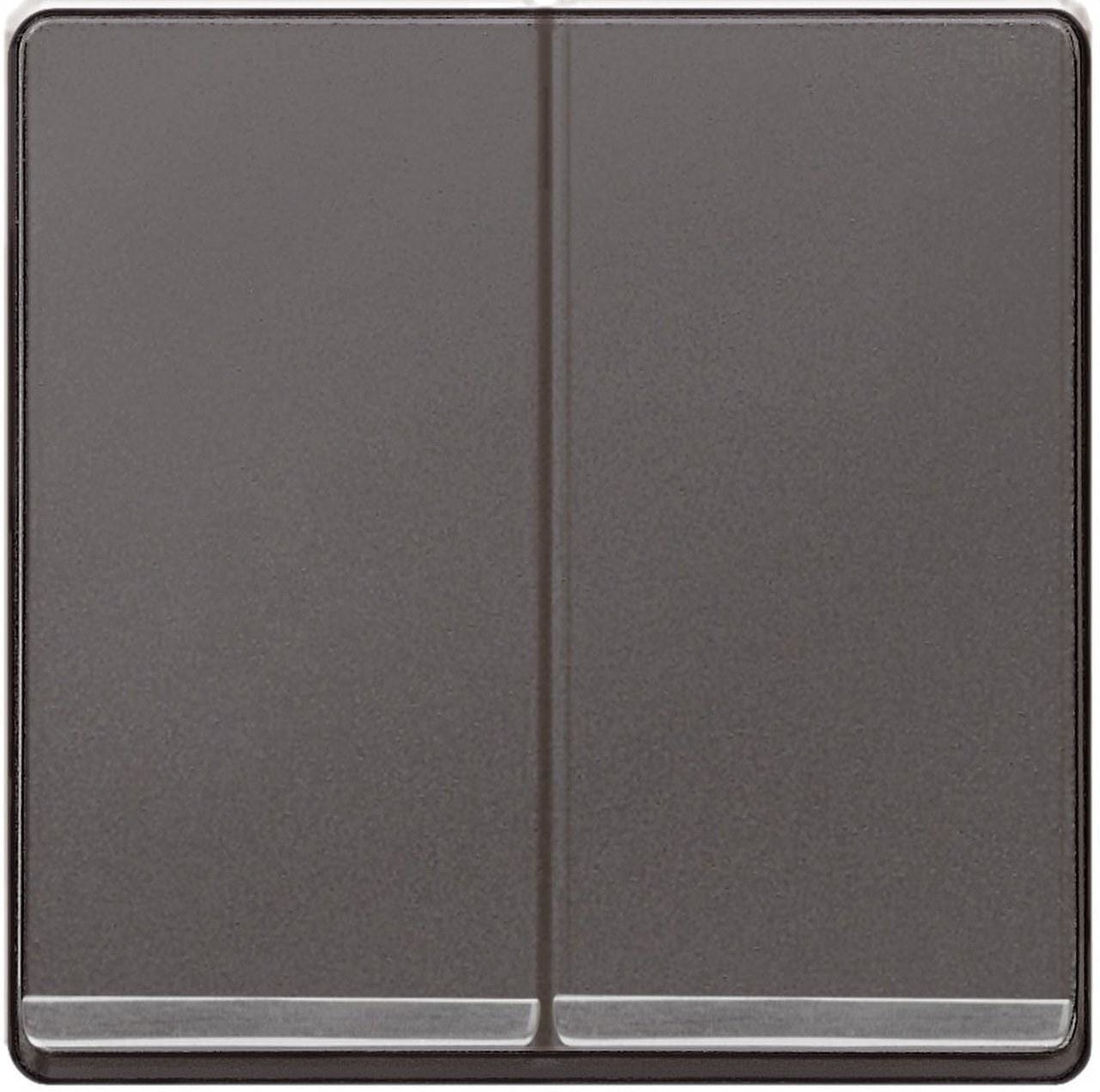 BJC - Tecla doble Miro decorada en cromo bronce en carbono
