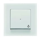 BJC - Tecla difusor símbolo luz Miro cromo en blanco polar