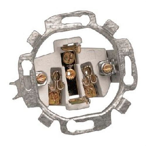BJC - Base de enchufe 2P+T (TT lateral) 16A 250V tapa no utilizable en España según vigente REBT
