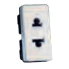 BJC - Base mixta estrecha 250V solo para exportación en blanco