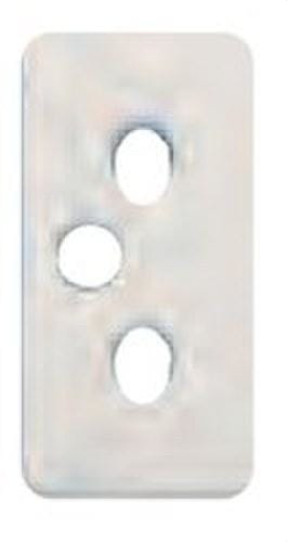 BJC - Tapa base bipolar + TT desplazada estrecho solo para exportación en blanco
