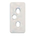 BJC - Tapa base bipolar + TT desplazada estrecho solo para exportación en blanco
