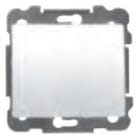 BJC - Tapa ciega serie Iris en aluminio mercurio