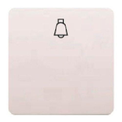 BJC - Tecla pulsador timbre ancha Sol Teide en blanco