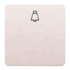 BJC - Tecla pulsador timbre ancha Sol Teide en blanco