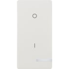 BJC - Tecla interruptor bipolar estrecha sin difusor Sol Teide en blanco