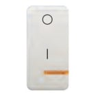 BJC - Tecla interruptor bipolar estrecha con difusor Sol Teide en beige