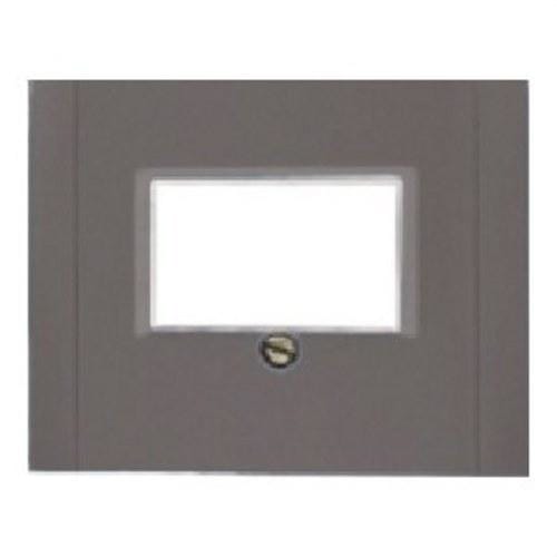 BJC - Tapa conector multimedia Iris en acero neptuno