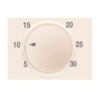BJC - Tapa termostato electrónico serie Coral en blanco