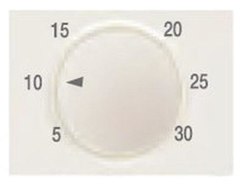 BJC - Tapa termostato electrónico serie Coral en dorado perla