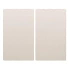 BJC - Tecla doble interruptor + conmutador serie Iris de color blanco