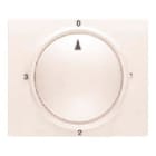 BJC - Tapa y botón conmutador rotativo serie Iris en blanco