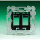 BJC - Adaptador para 2 conectores RJ45 y RJ11 serie Iris