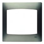 BJC - Placa 1 elemento horizontal serie Coral sin bastidor en gris lava